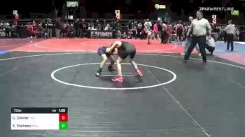 73 lbs Quarterfinal - Cameron Conner, The Club vs Xavier Pacheco, NM Beast