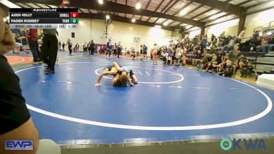 64-67 lbs Rr Rnd 2 - Aden Kelly, Division Bell Wrestling vs Paden Rumsey, Pawhuska Elks Takedown