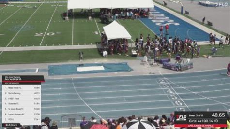 2026 AAU Junior Olympic Games - Youth Girls' 4x100m Relay, Semi-Finals 4 - Age 14