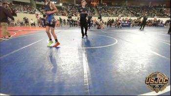 73 lbs Quarterfinal - Creed Bruens, Carl Albert vs Baker Lathum, Noble Takedown Club