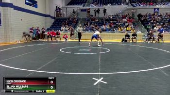 141 lbs Champ. Round 1 - Elijah Millsaps, Lincoln Memorial vs Nico Crosnoe, King