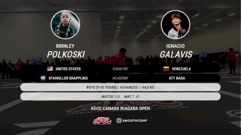 Ignacio Galavis vs Brinley Polkoski 2025 ADCC Niagara Open