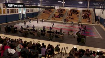 West Ranch HS "Ontario CA" at 2026 WGI Percussion Ontario Regional+ Prelims