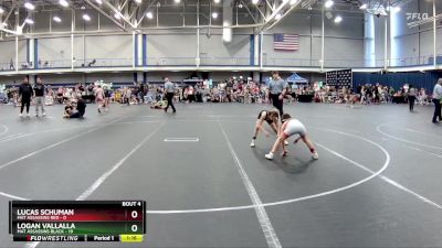 64 lbs Round 2 (4 Team) - Logan Vallalla, Mat Assassins Black vs Lucas Schuman, Mat Assassins Red