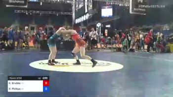 132 lbs Round Of 64 - Katherine Grubbs, Missouri vs Darcy Phillips, Minnesota
