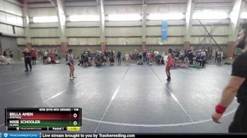 106 lbs Quarterfinal - Bella Amen, Montana vs Nixie Schooler, Alaska