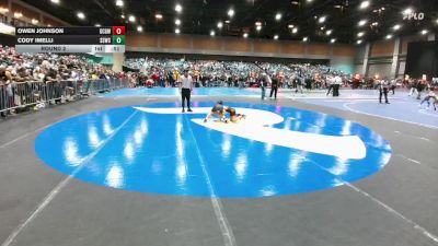 55-59 lbs Round 2 - Cody Imelli, Spanish Springs Wrestling Club vs Owen Johnson, Douglas County Grapplers WC