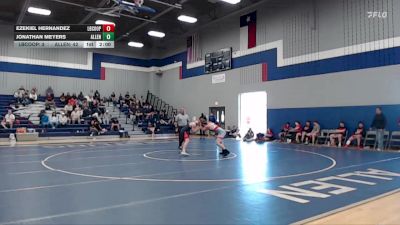 165 lbs Round 2 (3 Team) - Jonathan Meyers, Allen vs Ezekiel Hernandez, Lubbock Cooper