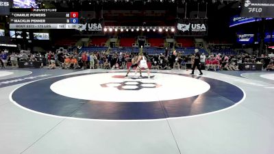 175 lbs Champ. Rd Of 32 - Charlie Powers, AK vs Macklin Penner, IA