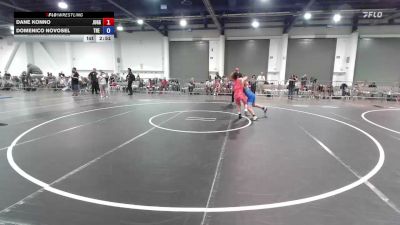 120 lbs Quarterfinal - Dane Konno, Juggernaut WC vs Domenico Novosel, The 300
