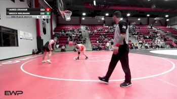 190 lbs 3rd Place Match - James Graham, CROSSINGS CHRISTIAN vs Brock Heilmann, COWETA