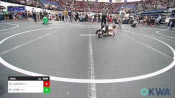 58 lbs Quarterfinal - Wake Johnson, Comanche Takedown Club vs Mitchell Little, Standfast OKC