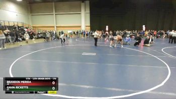 170 lbs Champ. Round 2 - Brandon Merida, AR vs Gavin Ricketts, KY