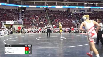 152 lbs Consolation - Ayden Kauffman, Hamburg Area Hs vs Dustin Flinn, Forest Hills Hs