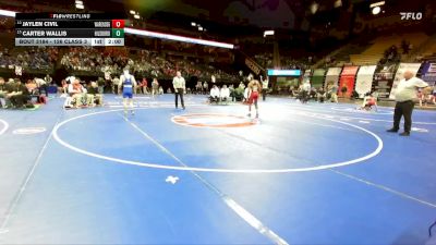 126 Class 3 lbs Quarterfinal - Jaylen Civil, Warrensburg vs Carter Wallis, Hillsboro