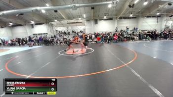 105 lbs Cons. Semi - Yliani Garcia, La Junta vs Emma Faczak, Bennett