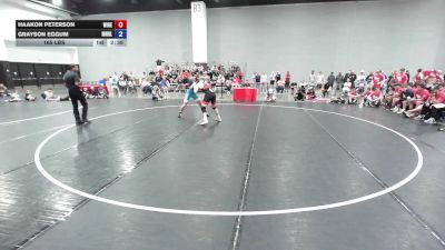 165 lbs Haakon Peterson, Wisconsin Red vs Grayson Eggum, Minnesota Blue