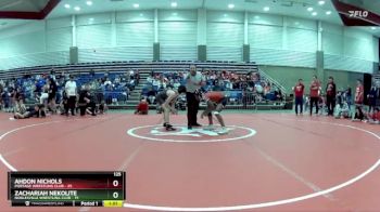 125 lbs Round 5 (6 Team) - Ahdon Nichols, Portage Wrestling Club vs Zachariah Nekolite, Noblesville Wrestling Club