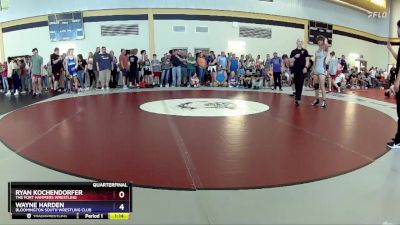 144 lbs Quarterfinal - Ryan Kochendorfer, The Fort Hammers Wrestling vs Wayne Harden, Bloomington South Wrestling Club