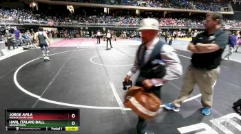 5A 150 lbs Champ. Round 1 - Jorge Avila, Mission Sharyland vs Harl (Talan) Ball, Georgetown