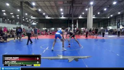 132 lbs Round 2 (4 Team) - Alex Lopez, REAL LIFE WRESTLING CLUB vs Carter Parry, HANOVER HAWKEYE