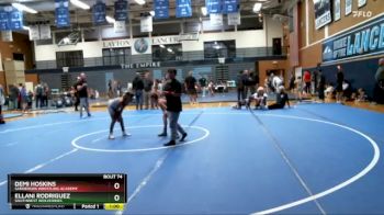 67-76 lbs Round 3 - Ellani Rodriguez, Southwest Wolverines vs Demi Hoskins, Sanderson Wrestling Academy