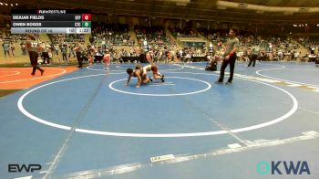 83 lbs Round Of 16 - Dejuan Fields, Tulsa Blue T Panthers vs Owen Boggs, Cleveland Takedown