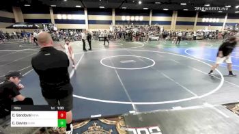 78 lbs Final - Cooper Sandoval, Nevada Elite vs Carson Davies, Sunkist Kids/Monster Garage