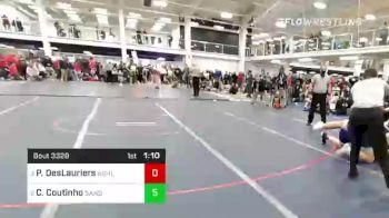 220 lbs Semifinal - Patrick DesLauriers, Ashland vs Connor Coutinho, Sandwich