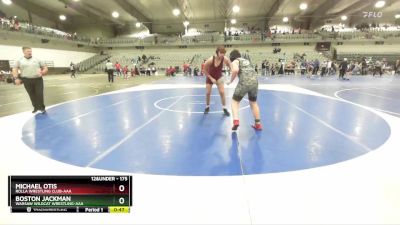 175 lbs Cons. Round 5 - Boston Jackman, Warsaw Wildcat Wrestling-AAA vs Michael Otis, Rolla Wrestling Club-AAA