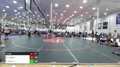 147 lbs Rr Rnd 3 - Kane Lengel, Kraken Blue vs Trent Croll, Grit Mat Club