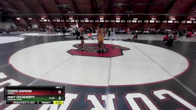 125 lbs Champ. Round 2 - Matt Dougherty, Oswego State vs Cosmo Damiani, Ithaca