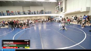 40-43 lbs Round 1 - Kannon King, Box Elder Wrestling vs Evrett Gardiner, Independent