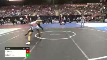 145 lbs Round Of 64 - Tristan Tep, Swamp Monsters vs Broc Perry, Vasky Bros Wrestling
