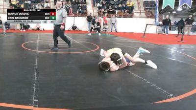 85_B lbs Consi Of 16 #2 - Lennon Lokuta, Dupont vs Cael Dennison, South Fayette