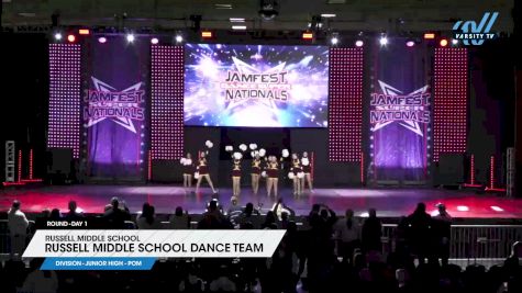 Russell Middle School - Russell Middle School Dance Team [2025 Junior High - Pom Day 1] 2025 JAMfest Dance Super Nationals