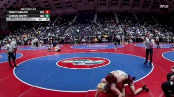 1A-144 lbs Quarterfinal - Ronny Marlow, Heard County vs Landon Brown, Gordon Lee