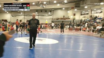 132 lbs Quarterfinal - Tori Tully, Carver vs Giselle Sanseverino, Excel Academy