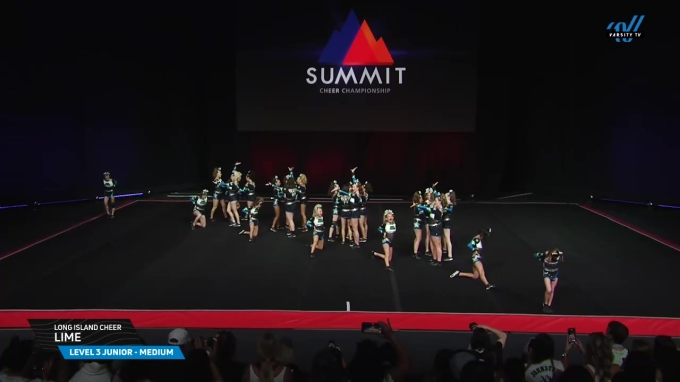 Long Island Cheer - Lime [2025 L3 Junior - Medium Prelims] 2025 The Summit