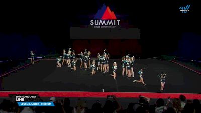 Long Island Cheer - Lime [2025 L3 Junior - Medium Prelims] 2025 The Summit