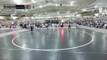 215 lbs Placement (4 Team) - Jordan Crouch, Pope Saint John Paul II Preparatory School vs Anson Devault, Brentwood Academy