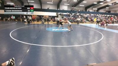 174 lbs Champ. Round 2 - Tyler-Nicholas Ritz, Shenandoah vs Chase Brandebura, Saint Vincent
