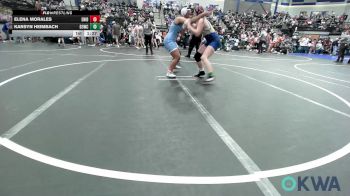 155 lbs Rr Rnd 2 - Elena Morales, Enid Junior High vs Karsyn Heimbach, D3 Wrestling Cluib