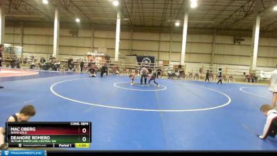 53 lbs Cons. Semi - DeAndre Romero, Victory Wrestling-Central WA vs Mac Oberg, Idaho Gold