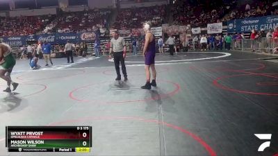 D 3 175 lbs Quarterfinal - Mason Wilson, Archbishop Shaw vs Wyatt Prvost, Opelousas Catholic