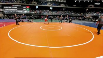 6A 145 lbs Cons. Round 1 - Anayah Manning, San Antonio Madison vs Christina Decker, Houston Clear Lake