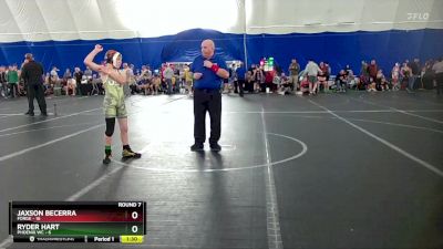 88 lbs Round 7 (8 Team) - Ryder Hart, Phoenix WC vs Jaxson Becerra, FORGE