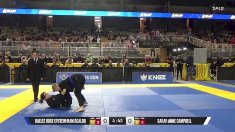 Sarah Anne Campbell vs Kaelee Rose Epstein Maniscaldo 2025 Pan Jiu Jitsu IBJJF Championship