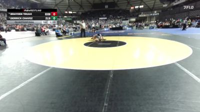 Boys 1A 113 lbs Quarterfinal - Derrick Chavez, Zillah vs Brayden Truax, Riverside