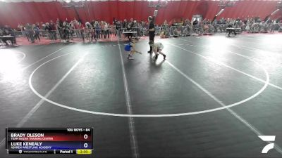 84 lbs Cons. Semi - Brady Oleson, Team Nazar Training Center vs Luke Kenealy, Askren Wrestling Academy